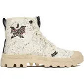 Palladium Damen High Sneaker Pampa Hellfire Stranger Things High Top 74497-180-M Creme