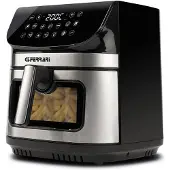 G3ferrari G3 Ferrari Heißluftfritteuse G10215 Friggisano Star 9 l, 2200 W, 12 Programme, digitales Touch-Display, schwarz, Edelstahl