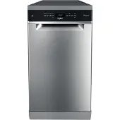 Whirlpool WSBO 3O34 PF X, Halb integriert, Single (45 cm breit), Schwarz, Tiefer, höher, Korb, 10 Maßgedecke