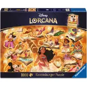 Ravensburger Erwachsenenpuzzle 1000 Teile - Disney Lorcana - Glimmers of the Realm: Amber