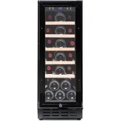 Vinobox Design 20 Flaschen. Schwarzer Weinkühlschrank elektrisch