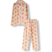 Claesen's Mädchen Unterwäsche & Nachtwäsche Pyjama - Lichtroze - Größe 104