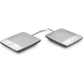 Yealink CPE90, Konferenzmikrofon, Verkabelt, Silber, 1,8 m, CP960, 85,98 x 85,98 x 16,35 mm