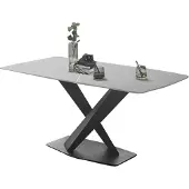 Harper Esstisch SHIZUOKA BHT 180x75x90 cm grau Esszimmertisch