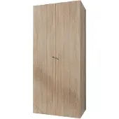Die Möbelfundgrube Kleiderschrank - Sägerau Eiche - 80 cm - MULTIRAUM