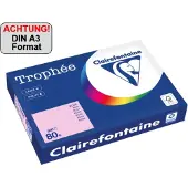 Clairefontaine Rosa A3 Farbiges Papier 80 g/m² (500 Blatt)