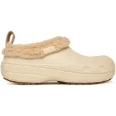Crocs Herren Winter Flipflops in Beige mit Creme Akzenten, Artikelnummer 211380SDST
