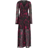 Desigual Coctailkleid Ratan 25WWVW24 Dunkelrot Regular Fit