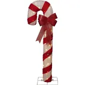 Star Trading 475-24 LED-Dekoration "Candycane" 120cm Zuckerstange 50 LEDs warmweiß