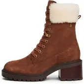 Tommy Hilfiger Schnürschuhe Th Shearling Lace Up Boot FW0FW08999 Braun