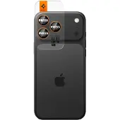 Spigen Optik Pro EZ Fit Lens Protector - Kameralinsenschutz (2er-Pack) für das Apple iPhone 17 Pro (Max) / 16 Pro (Max) / 15 Pro (Max) / 14 Pro (Max) - Orange
