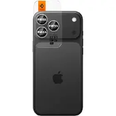 Spigen Optik Pro EZ Fit Lens Protector - Kameralinsenschutz (2er-Pack) für das Apple iPhone 17 Pro (Max) / 16 Pro (Max) / 15 Pro (Max) / 14 Pro (Max) - Silber