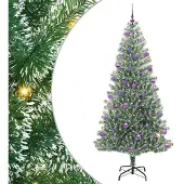 vidaXL Runa (mit LEDs und lilafarbenen Bällen)