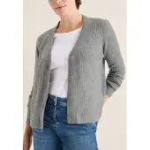 Cecil Cardigan mit Strukturdetail und Knopfleiste