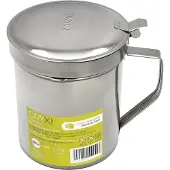 AFT Edelstahl-Fleischbräter 0,5 Liter. Mit Sieb und Deckel