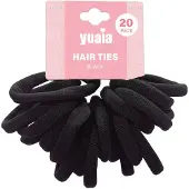Yuaia Haircare Yuaia Hair Ties Black 20 stk.