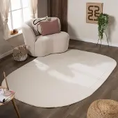 FRAAI Teppich Organisch - Halo Pebble Creme 200x290 cm