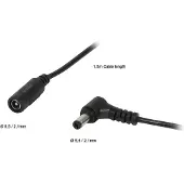 ALLNET Ersatznetzteil Hohlbuchse Hohlstecker Adapterkabel Verlängerung 51mm x 21