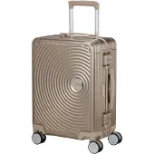 American Tourister SOUNDBOX ALU Spinner 55 cm mit TSA-Zahlenschloss bronze