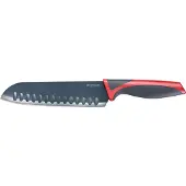 Westmark Santokumesser Klinge 17 cm schwarz/rot