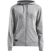 Craft Hoodie Community FZ Damen Grey Melange-S