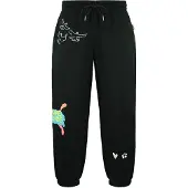 Puma x Kidsuper Studios Stretch Taille Black Mens Graphic Joggers 598991 01