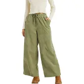 Roxy Strandhose "LEKEITIO PANT KNIT", Damen, Gr. XS (34), N-Gr, grün (oil grün), Obermaterial: 68% Baumwolle, 30% Polyester, 2% Elasthan, Hosen Strandhose