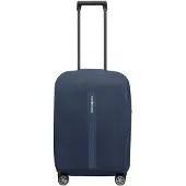 Samsonite TA Revolution - Faltbare Schutzhülle für Koffer Größe S, Kofferhülle passend für 55 cm, Reisekoffer Schutz, mit reflektierendem Detail, Blau (Midnight Blue)