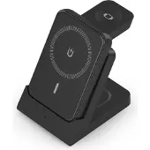 Aisens ASCH-15W4WC064-BK, Drinnen, USB, Kabelloses Aufladen, Schwarz