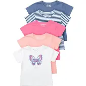 STACCATO T-Shirt "Schmetterling" 5-er Set