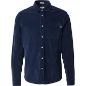 Pepe Jeans für Herren. PM3090844 Clayton marineblaues Hemd (XL), Lässig, Baumwolle, Langarm
