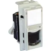 Bticino Einmodulsteckdose Ln Kw4279C5E Rj-45 Utp Kat.5E Living Now Biticino - Weiss