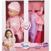 Toi-Toys Babypuppe 31cm - Dress Up Puppe für Kinder