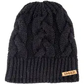 Sinner Mütze Cable Beanie Unisex Black
