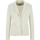 MADELEINE Jersey-Blazer in modischer Kurzform in perlweiß | Gr.: 34