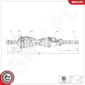ESEN SKV Antriebswelle 40SKV141