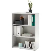 Die Möbelfundgrube Bücherregal Standregal lichtgrau 80 x 111 cm - PRONTO