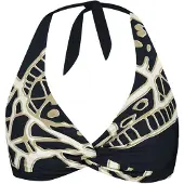 Barts Bikinitop Buhrn Cross Halter Damen Black / White-38