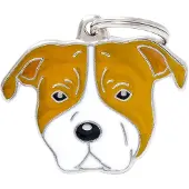 My Family MyFa tegn friends, Staffordshire Bull Terrier, rød/hvid