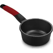 BRA Premiere A413816, 1,25 l, Rund, Schwarz, Rot, Aluminium, Teflon, Schwarz, Rot