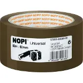 NOPI Packband Universal 4040, L 66 m x B 50 mm, braun, 6 Rollen