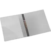 Eichner Präsentationsringbuch 2-Ringe grau-transparent 2,5 cm DIN A4