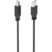 Aisens A101-0906, 15 m, USB A, USB B, USB 2.0, Schwarz