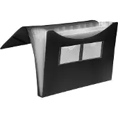 FolderSys Fächermappe 7 Fächer schwarz