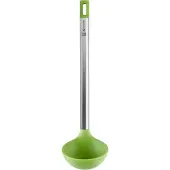 BRA Prior Kochtopf de Kochtopf geeignet für Lebensmittelkontakt, 18/10 Edelstahl und Silikon, Grün und Silber, 32 cm