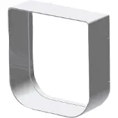 Ferplast Katzenklappe Verlängerungsrohr - 15,5 x 16 x 5 cm - Weiß