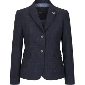 TruClothing Marineblauer, taillierter Tweed-Blazer für Damen