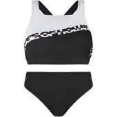 Speedo bedrucktes Haus von Holland Blackwhite Frauen Zwei Stücke Badeanzug 8 121933503
