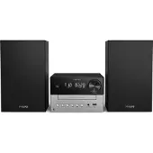 Philips TAM3205M2/77, Heim-Audio-Mikrosystem, Schwarz, Silber, 20 W, 7,62 cm, 6 Ohm, 66 - 20000 Hz