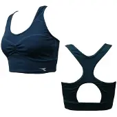 Diadora unterstützende Frauen Marine Sport Bra